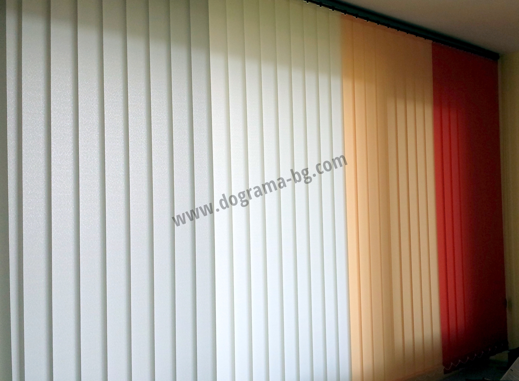 Vertikal blinds 89mm- textiles 