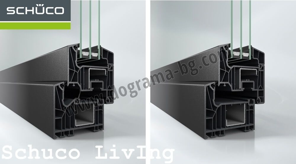 Schuco Living - 7 камерна система Офертите се изготвят по размери на клиента.
